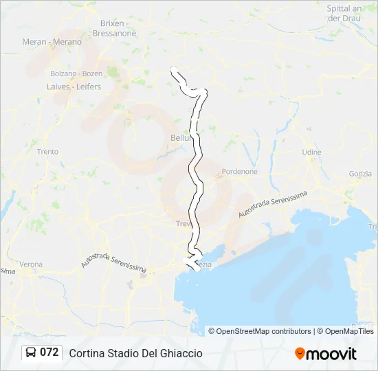 072 Bus Line Map