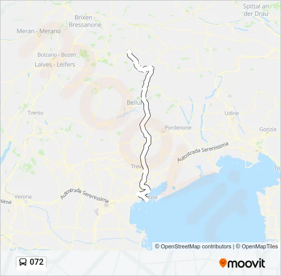 072 Bus Line Map