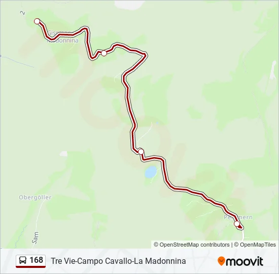 168 Bus Line Map