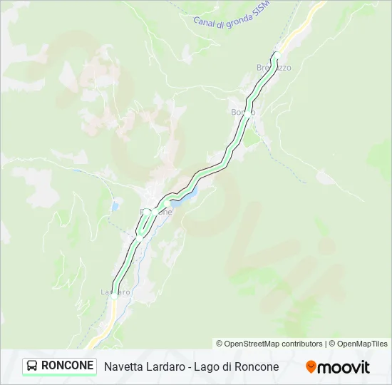 RONCONE Bus Line Map