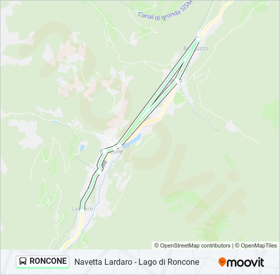 RONCONE Bus Line Map