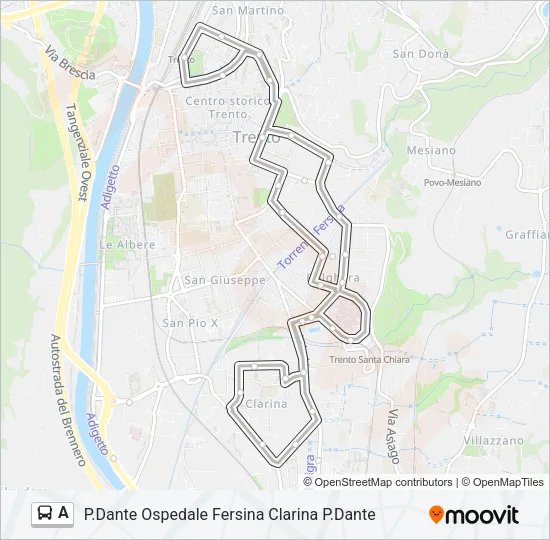 A Bus Line Map