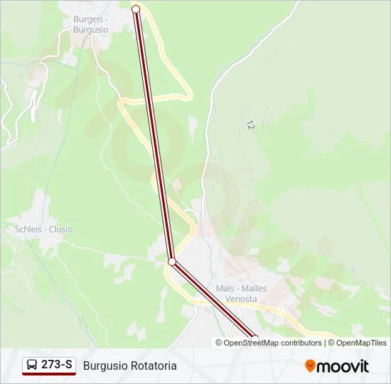 273-S Bus Line Map
