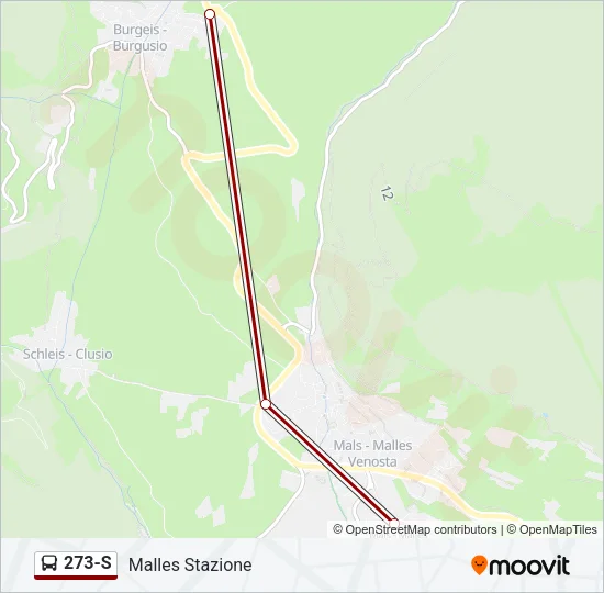 273-S Bus Line Map