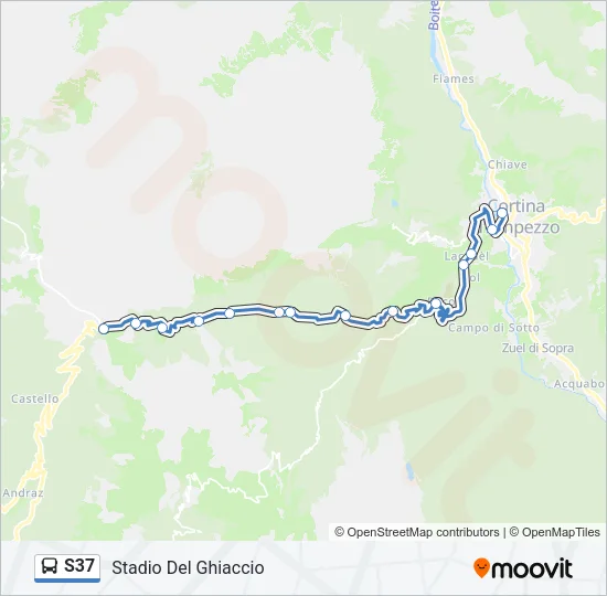 S37 Bus Line Map