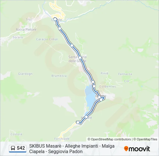 S42 Bus Line Map