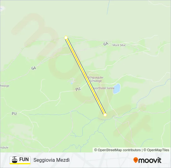 FUN Cable Car Line Map