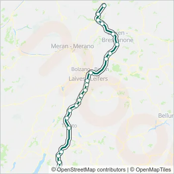 RV Train Line Map
