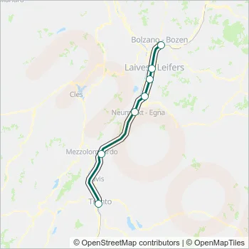 RV Train Line Map