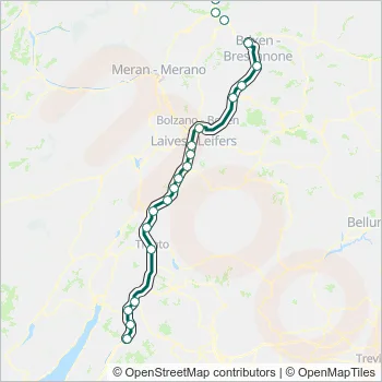 RV Train Line Map