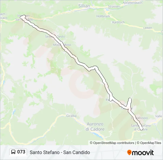 073 Bus Line Map