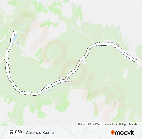 050 Bus Line Map