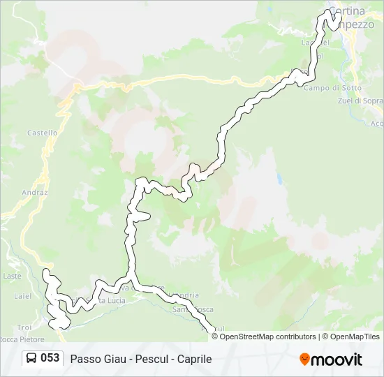 053 Bus Line Map