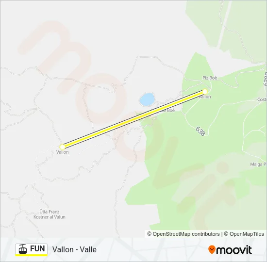FUN Cable Car Line Map