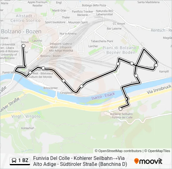 1 BZ  Line Map