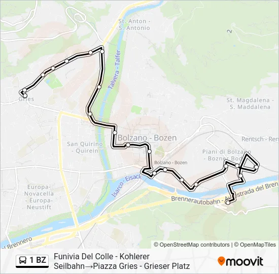 1 BZ  Line Map