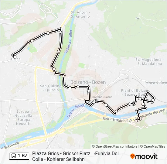 1 BZ  Line Map