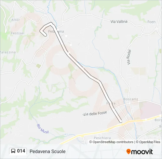 014 Bus Line Map