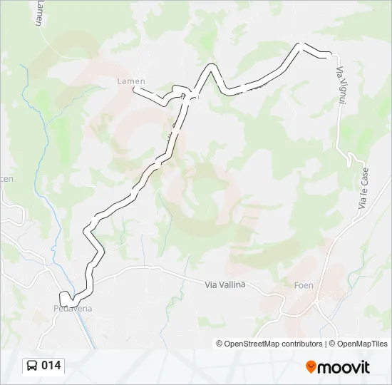 014 Bus Line Map