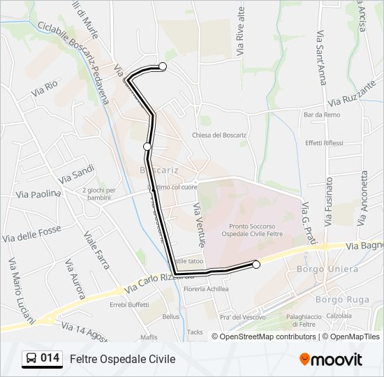 014 bus Line Map