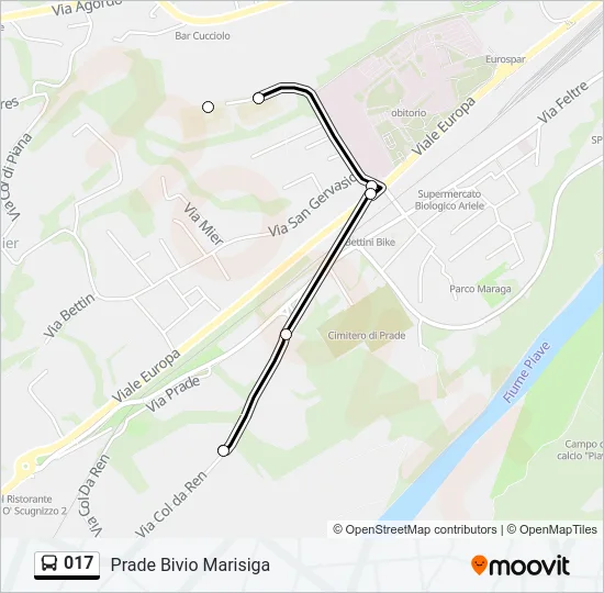 017 Bus Line Map