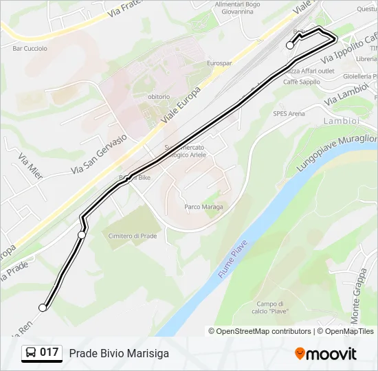 017 Bus Line Map