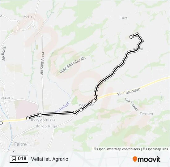 018 Bus Line Map