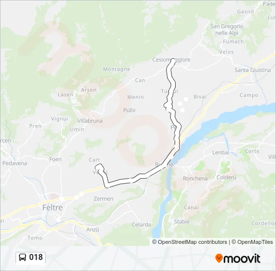 018 Bus Line Map