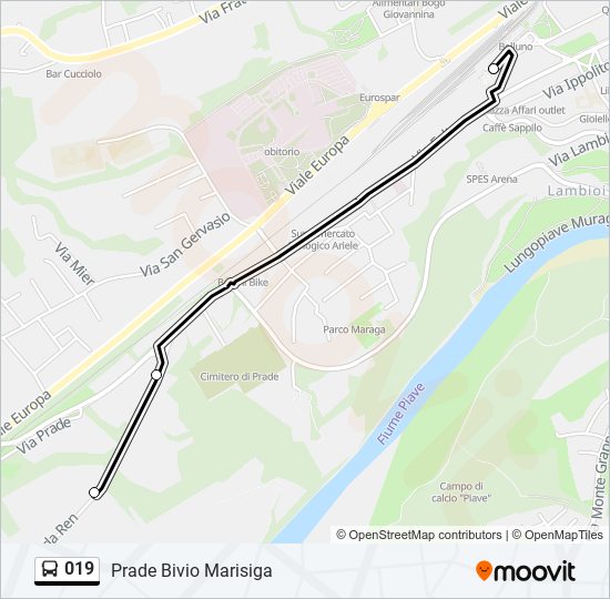 019 bus Line Map