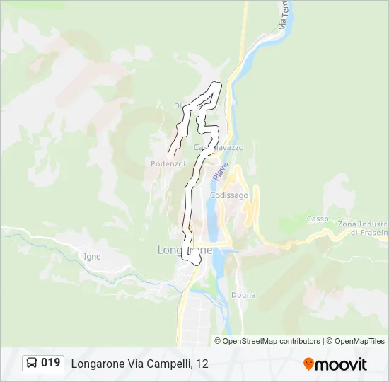 019 Bus Line Map