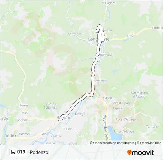 019 Bus Line Map