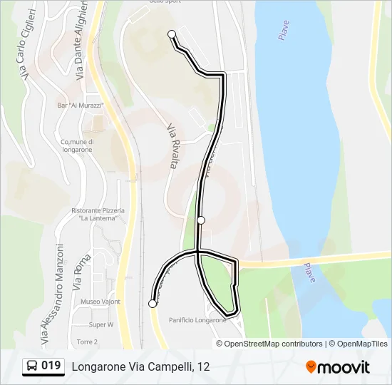 019 Bus Line Map