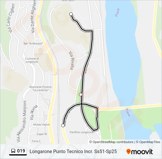 019 Bus Line Map
