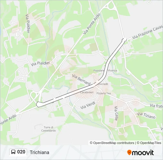 020 Bus Line Map
