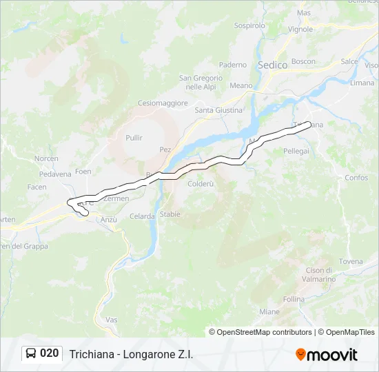 020 Bus Line Map