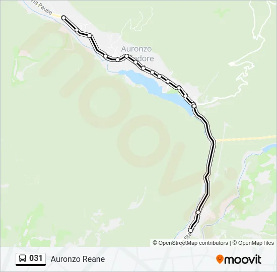 031 Bus Line Map