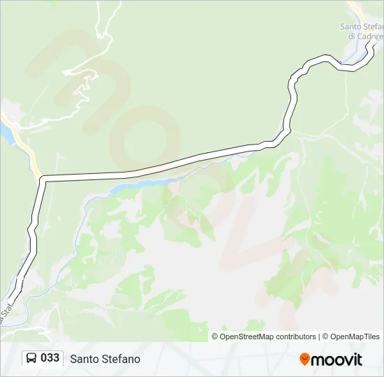 033 Bus Line Map