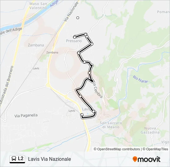 L2 Bus Line Map
