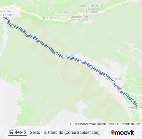 446-S bus Line Map