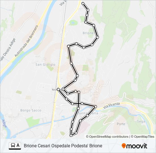 A bus Line Map