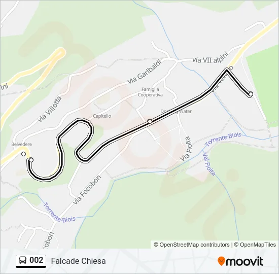 002 Bus Line Map