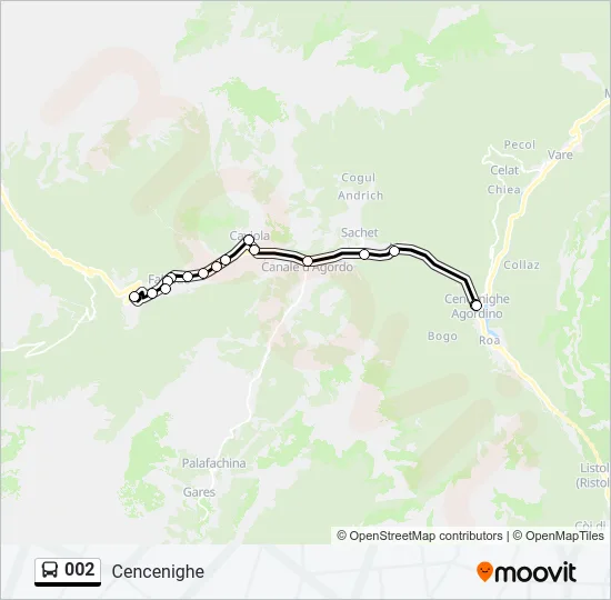 002 Bus Line Map