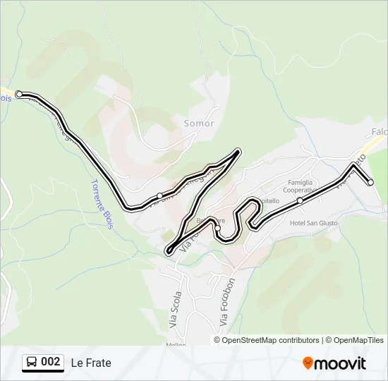 002 Bus Line Map