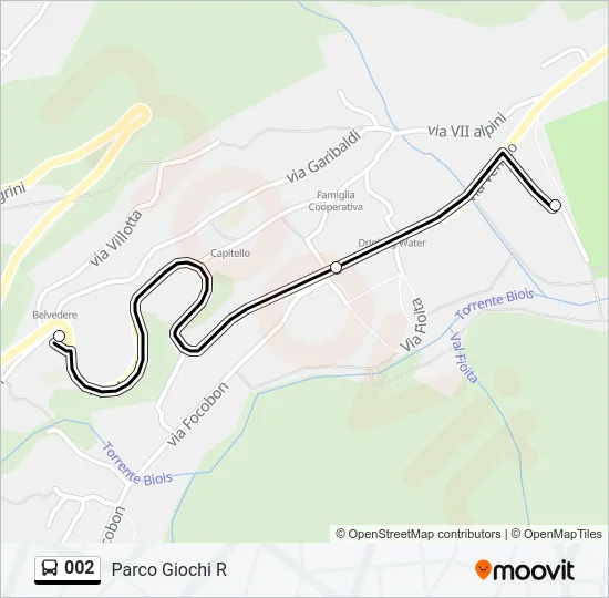 002 Bus Line Map