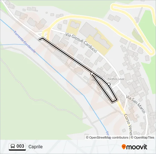 003 Bus Line Map