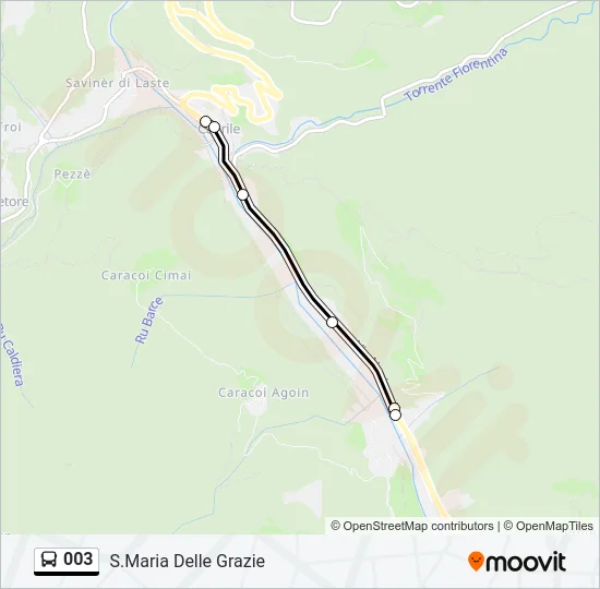 003 Bus Line Map