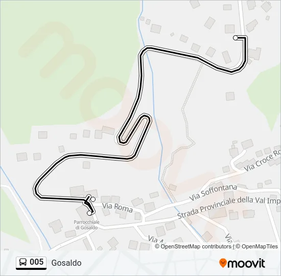 005 Bus Line Map