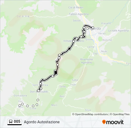 005 Bus Line Map