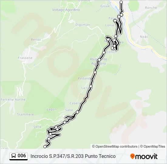 006 Bus Line Map