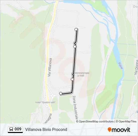 009 Bus Line Map